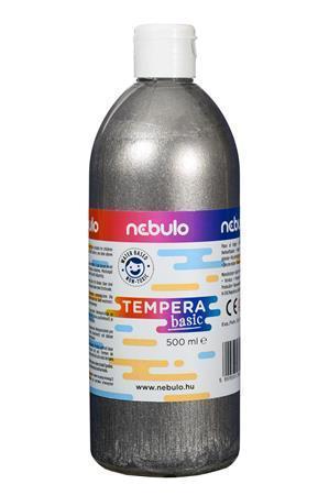 Temperová barva, stříbrná, 500 ml, NEBULO NTF-500-EZ