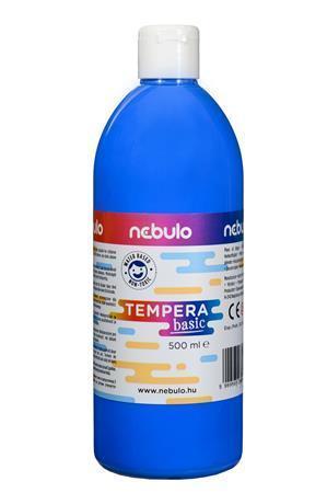 Temperová barva, světle modrá, 500 ml, NEBULO NTF-500-VKE