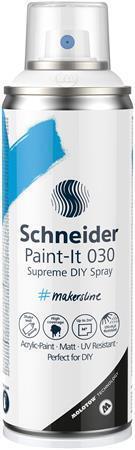 Akrylová barva ve spreji "Paint-It 030", bílá, 200 ml, SCHNEIDER ML03050008