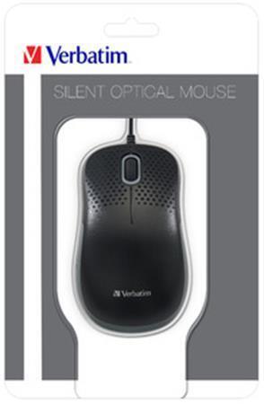 Myš "Silent", černá, optická, normální velikost, VERBATIM