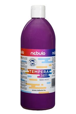 Temperová barva, purpurová, 500 ml, NEBULO NTF-500-LI