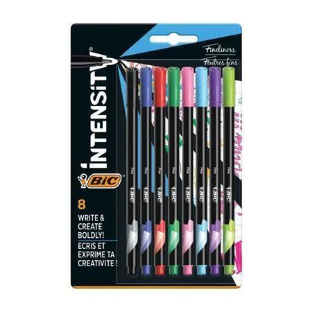 Fineliner, 0,4 mm, BIC "Intensity", assorted colours