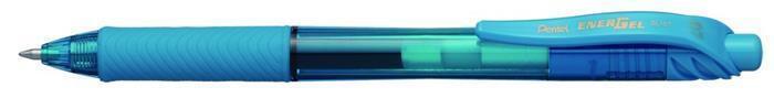 Gelové pero "EnerGelX BL107", světle modrá, 0,35 mm, s víčkem, PENTEL BL107-SX