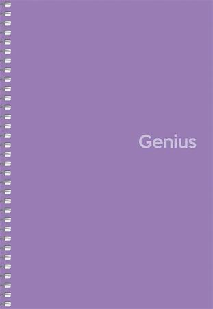 Spirálový sešit "Genius", mix motivů, čtverečkovaný, A5, 80 listů, PP desky, SHKOLYARYK A5-080-6806K