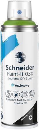 Akrylová barva ve spreji "Paint-It 030", zelená, 200 ml, SCHNEIDER ML03050052