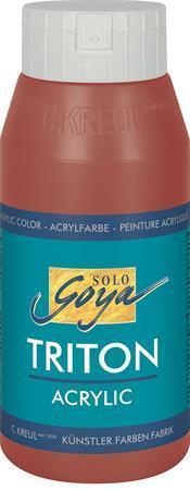 Akrylová barva "TRITON SOLO GOYA", oxid červená, 750 ml, KREUL