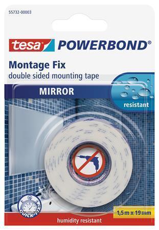 Montážní páska "Powerbond 55732", na zrcadla, 19 mm x 1,5 m, TESA