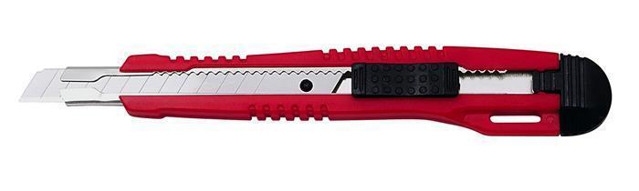 Odlamovací nůž "Standard", červená, 9 mm, WEDO