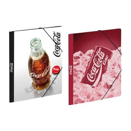 Deska s gumičkou "Coca-Cola", karton, A4, VIQUEL 201872-08