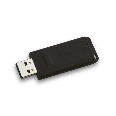 Pendrive "Slider", černá, 128GB, USB 2.0, VERBATIM