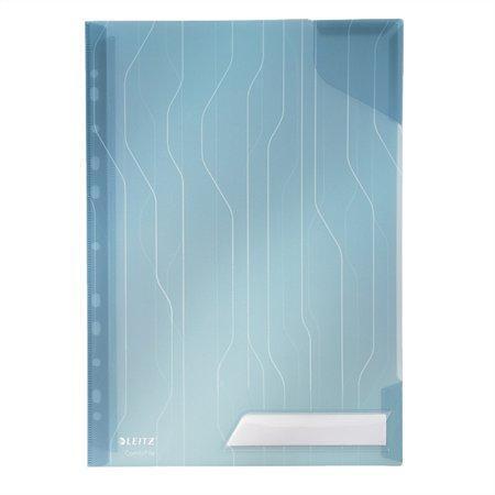 Závěsné desky "CombiFile", modrá, L tvar, A4, 200 mikron, LEITZ