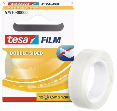 Samolepicí páska "Tesafilm", oboustranná, 12 mm x 7,5 m, TESA 57910-00000-02