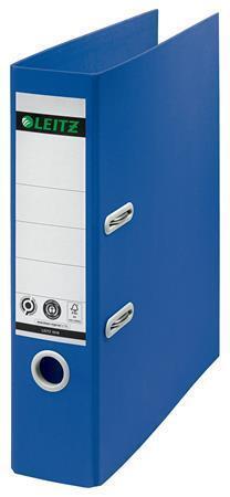 Pákový pořadač "180 Recycle", modrá, 80 mm, A4, karton, LEITZ 10180035