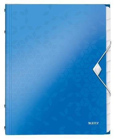 Třídicí kniha "Bebop", modrá, 12 částí, A4, LEITZ