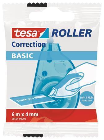 Korekční roller "Basic 58564", mini, 4 mm x 6 m, TESA