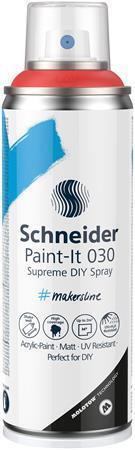 Akrylová barva ve spreji "Paint-It 030", červená, 200 ml, SCHNEIDER ML03050124