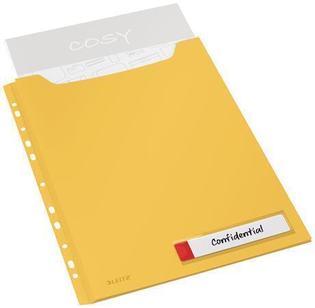 Desky na dokumenty "Cosy Privacy", matně žlutá, A4 maxi, LEITZ