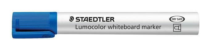 Popisovač na bílou tabuli "Lumocolor 351", modrá, kuželový hrot, 2mm, STAEDTLER