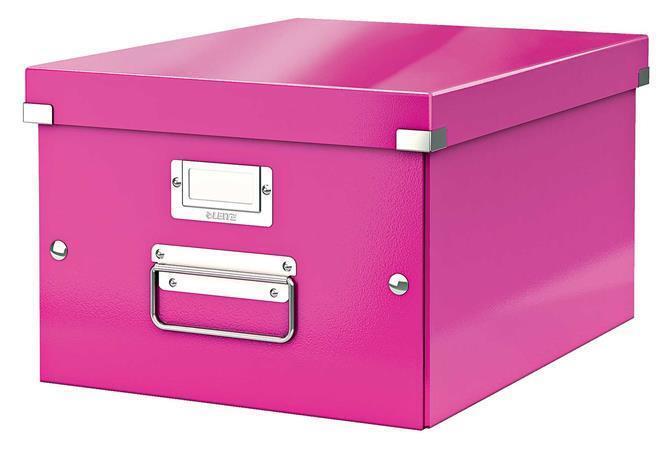 Univerzální krabice "Click&Store", růžová, A4, LEITZ
