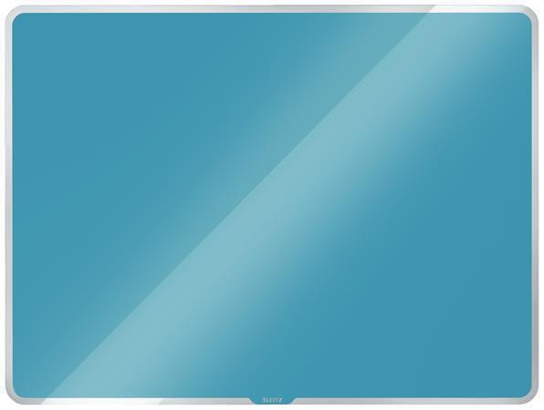 Magnetická skleněná tabule "Cosy", matně modrá, 60x40 cm, LEITZ
