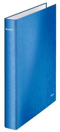 Pořadač dvoukroužkový "Active Wow", modrá, polaminovaný karton, 40 mm, LEITZ