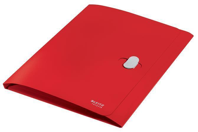 Desky na dokumenty "Recycle", červená, PP, A4, LEITZ 46220025