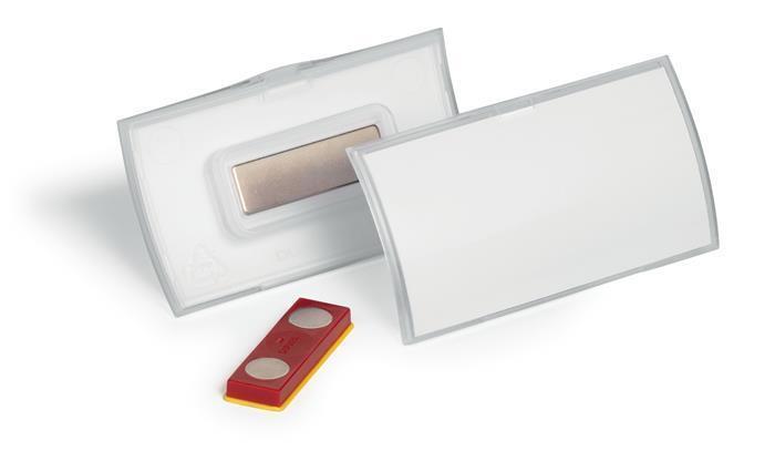 Jmenovka s magnetem "Click fold", 75 x 40 mm, DURABLE 825919
