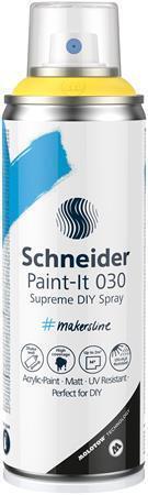 Akrylová barva ve spreji "Paint-It 030", žlutá, 200 ml, SCHNEIDER ML03050063