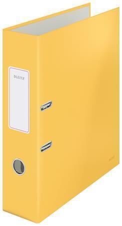 Pákový pořadač "Cosy Soft Touch", matně žlutá, karton, A4, 180°, 80 mm, LEITZ