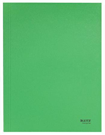 Spisové desky "Recycle", zelená, recyklovaný karton, A4, LEITZ 39060055