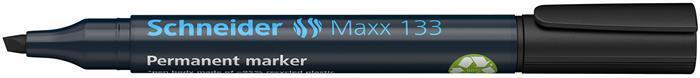 Permanentní popisovač "Maxx 133", černá, 1-4mm, klínový hrot, SCHNEIDER