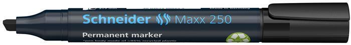 Permanentní popisovač "Maxx 250", černá, 2-7mm, klínový hrot, SCHNEIDER
