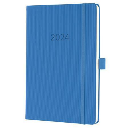 Diář "Conceptum", světle modrá, A5, týdenní, 2024, tvrdé desky, SIGEL C2468