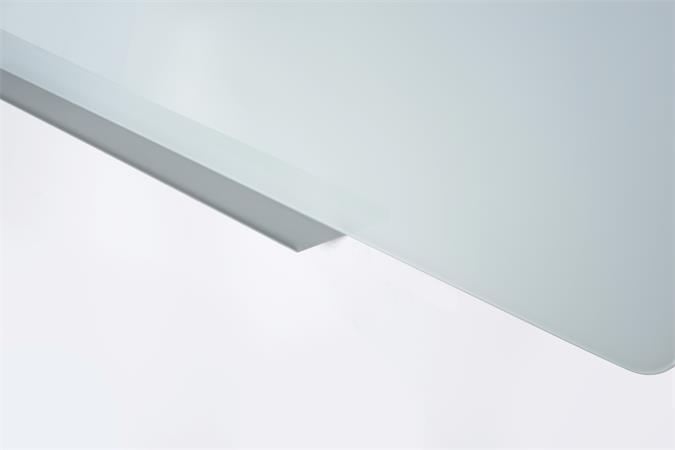 Magnetická skleněná tabule, bílá, 90x60 cm, VICTORIA